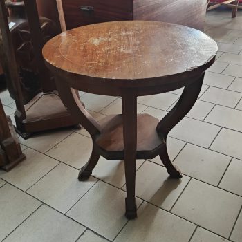 Tavolino Classico Rotondo c/Ripiano
